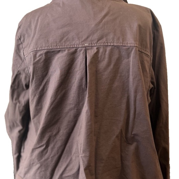 Columbia Light Jacket Women's Size XL Brown Snaps Pockets Omni Shade - Picture 7 of 14